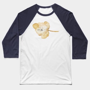 Cozy Feeling watercolour leaf, for fall and winter Baseball T-Shirt